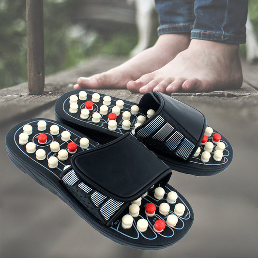 Acupressure massage slippers